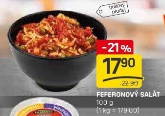 Feferonkový salát