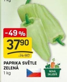 Paprika bílá