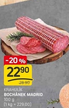 Salám bochánek Madrid Krahulík