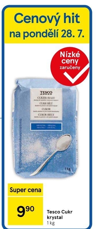 Cukr krystal Tesco