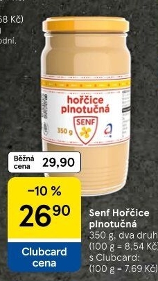 Hořčice plnotučná Senf