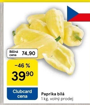 Paprika bílá