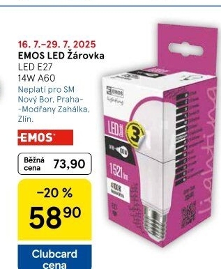 LED žárovka Emos