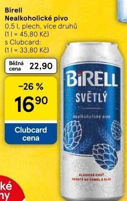 Nealkoholické pivo Birell