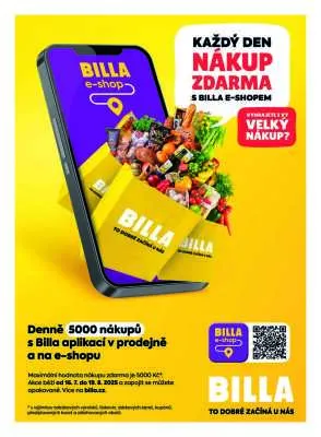 akční leták BILLA 23.7.2025-29.7.2025