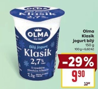 Bílý jogurt Klasik Olma
