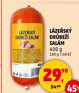 Salám drůbeží lázeňský