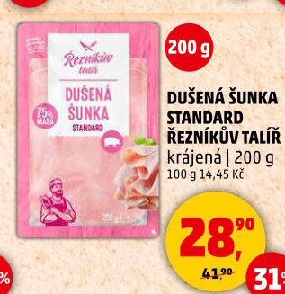 Šunka dušená standard Řezníkův talíř