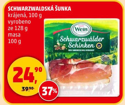 Šunka schwarzwaldská Wein