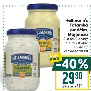 Tatarská omáčka Hellmann'