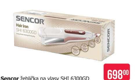Žehlička na vlasy Sencor SHI 6300GD