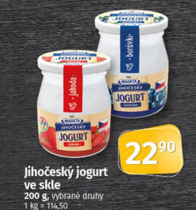 Jogurt ochucený jihočeský tradičníMadeta