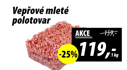 Maso mleté vepřové
