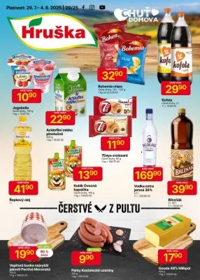 akční leták Hruška 29.7.2025-4.8.2025