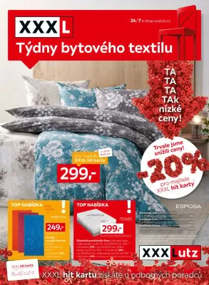 akční leták XXXLutz 28.7.2025-24.8.2025
