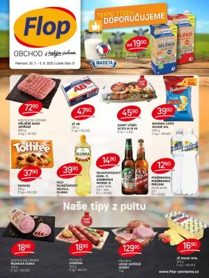 akční leták FLOP 30.7.2025-5.8.2025
