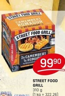 Sýry na gril Street Food Grill