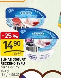 Bílý jogurt řecký Elinas