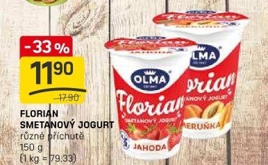 Jogurt smetanový Florian Olma