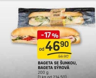 Obložená bageta