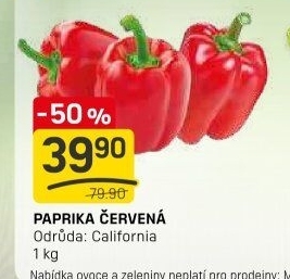 Paprika červená
