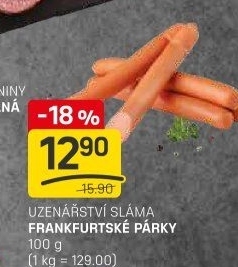 Párky frankfurtské Sláma