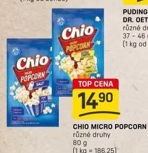 Popcorn do mikrovlnky Chio