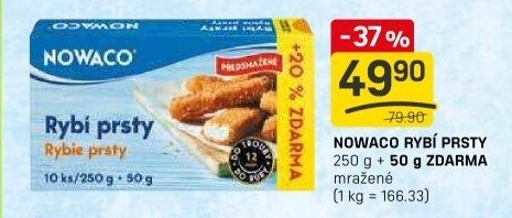Rybí prsty předsmažené mražené Nowaco