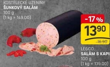 Salám s kapií LE&amp