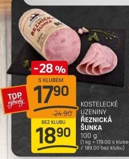 Šunka Řeznická výběrová Kostelecké uzeniny