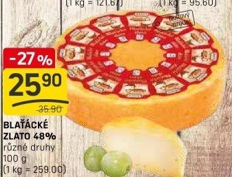 Sýr Blaťácké zlato Madeta