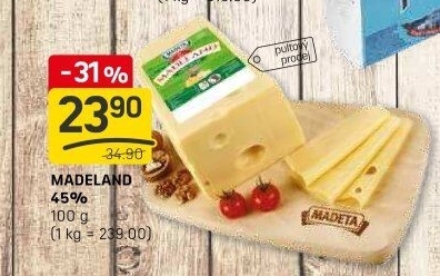 Sýr Madeland 45% Madeta