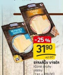 Sýr Sýrařův výběr Madeta