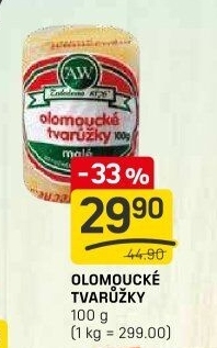 Sýr tvarůžky olomoucké A.W.