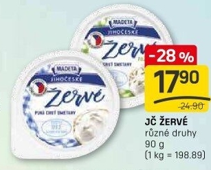 Žervé Jihočeské Madeta