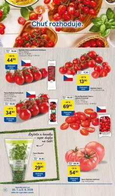 akční leták Tesco 30.7.2025-5.8.2025