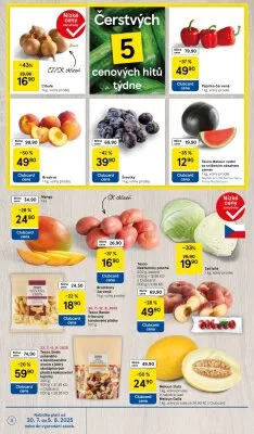 akční leták Tesco 30.7.2025-5.8.2025