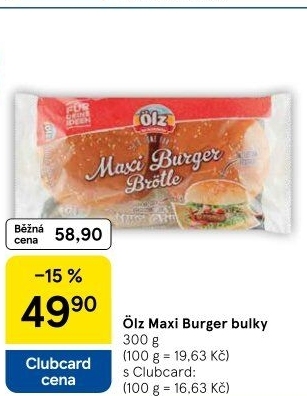 Bulky na hamburger Ölz
