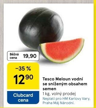 Meloun vodní Tesco
