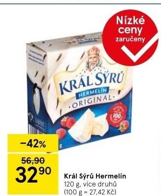 Sýr Hermelín Král sýrů