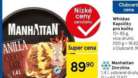 Zmrzlina v kelímku Manhattan Nestlé