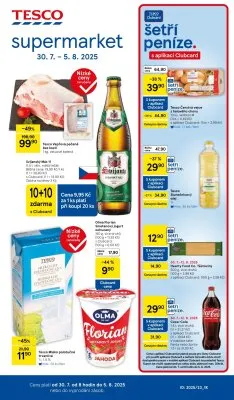 akční leták Tesco 30.7.2025-5.8.2025
