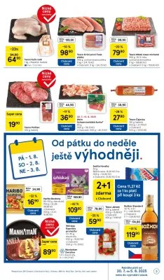 akční leták Tesco 30.7.2025-5.8.2025