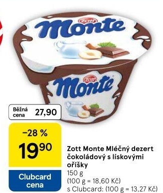 Dezert Monte Zott