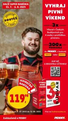 akční leták Penny Market 31.7.2025-6.8.2025