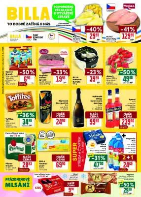 akční leták BILLA 30.7.2025-5.8.2025