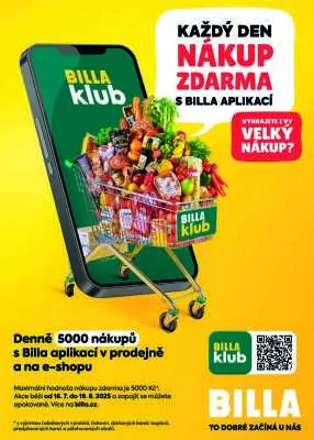 akční leták BILLA 30.7.2025-5.8.2025