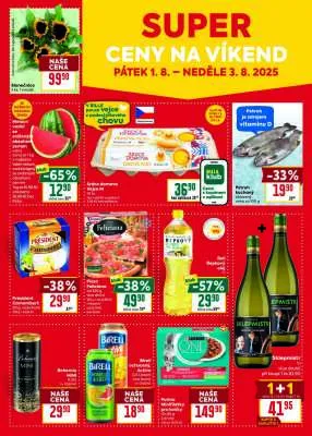 akční leták BILLA 30.7.2025-5.8.2025