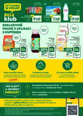 akční leták BILLA 30.7.2025-5.8.2025