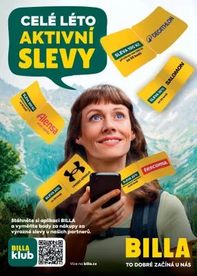 akční leták BILLA 30.7.2025-5.8.2025